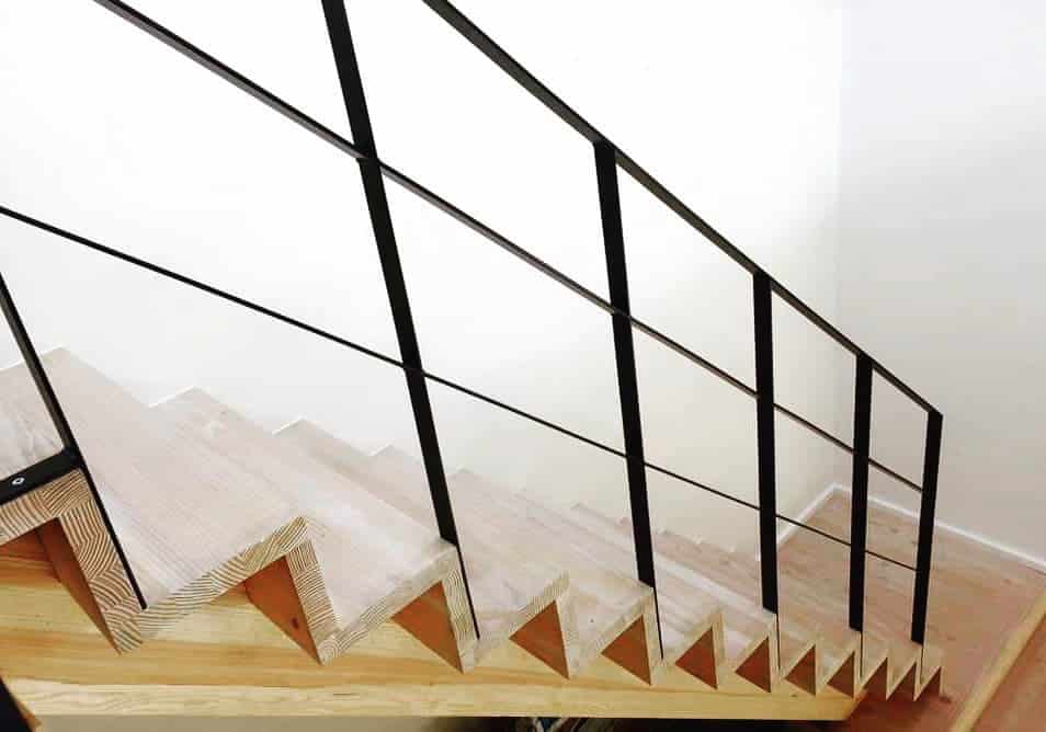 trappe-trappeløsning-ståltrappe-smede trappe-glas trappe-glasvaeg-new yorker trappe